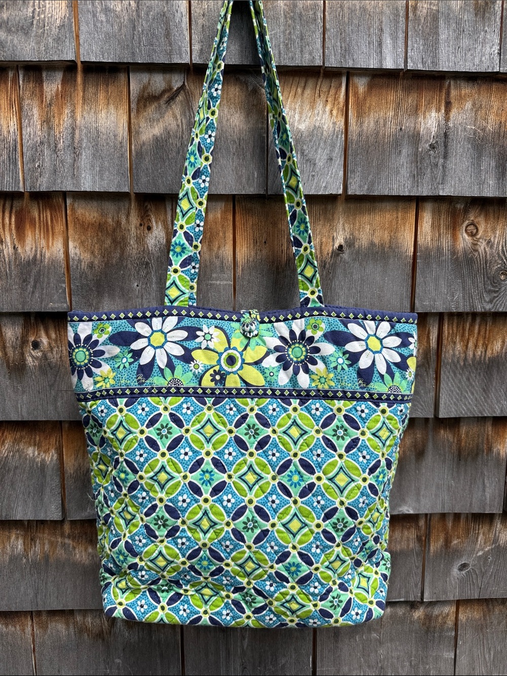 Vera Bradley Daisy Daisy Tote Bag Purse